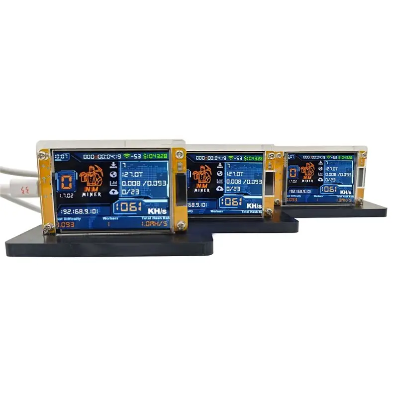 Bitcoin 3X1060KH/S Nerdminer+ Stand Upgraded Harshrate 2.8