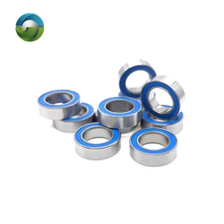 MR106RS Bearing ABEC-7 (10PCS) 6x10x3 mm Miniature MR106-2RS Ball Bearings Blue Sealed MR115RS MR148RS 6700RS 6800RS 688RS 698RS