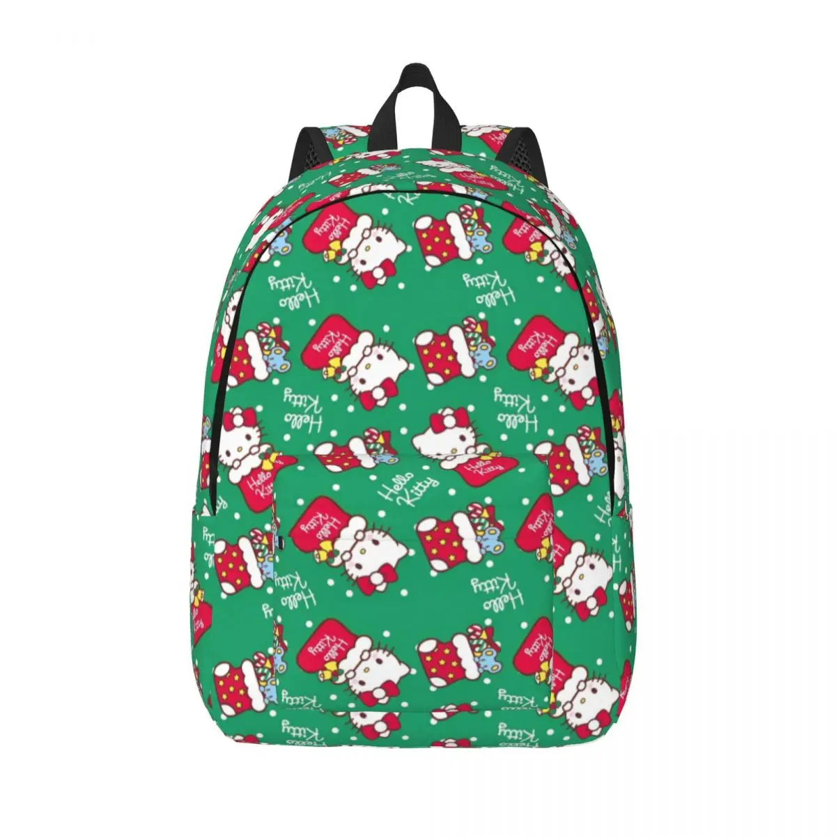 

Рождественский рюкзак с рисунком «Hello Kitty» для детского сада, ученика начальной школы, сумка для книг для мальчиков и девочек, детский рюкзак для пешего туризма