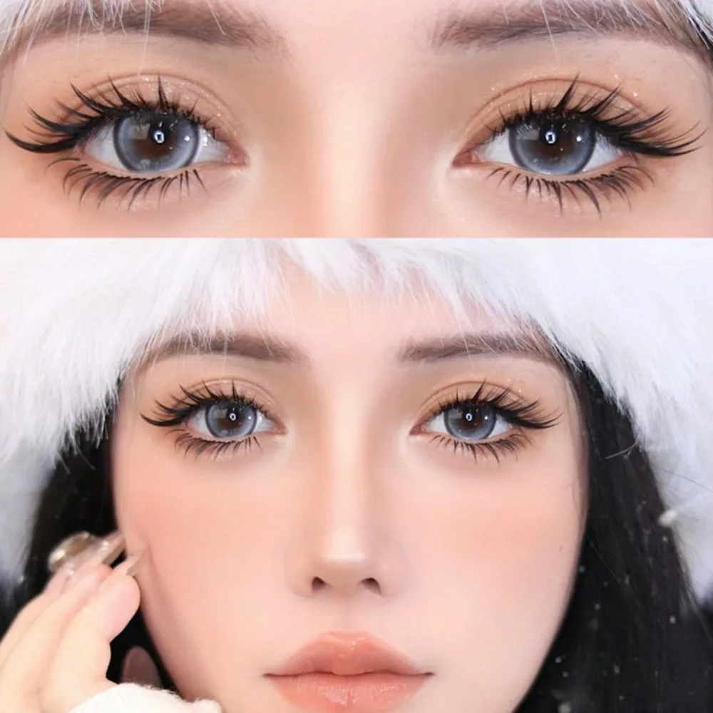 

Fluffy DIY Self-adhesive Lash Clusters Wispy Reusable Fake Lashes Makeup Individual False Eyelash Clusters Makeup
