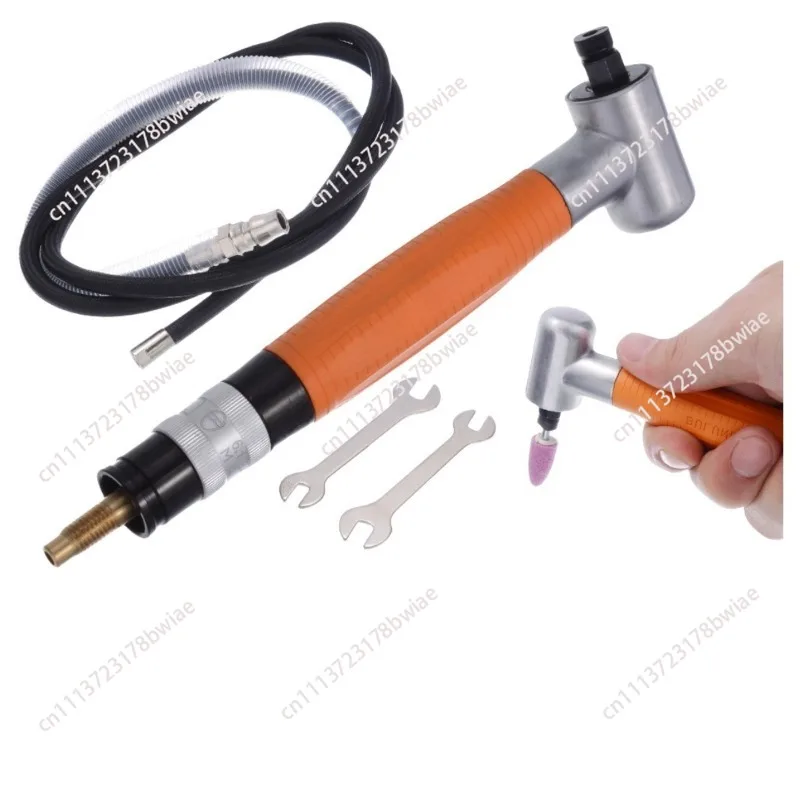 90 Degree 3mm clamp Air Grinder Pneumatic Tool Micro Grinder Grinding Polishing Tool Metal Cutting Abrasive Tools Set