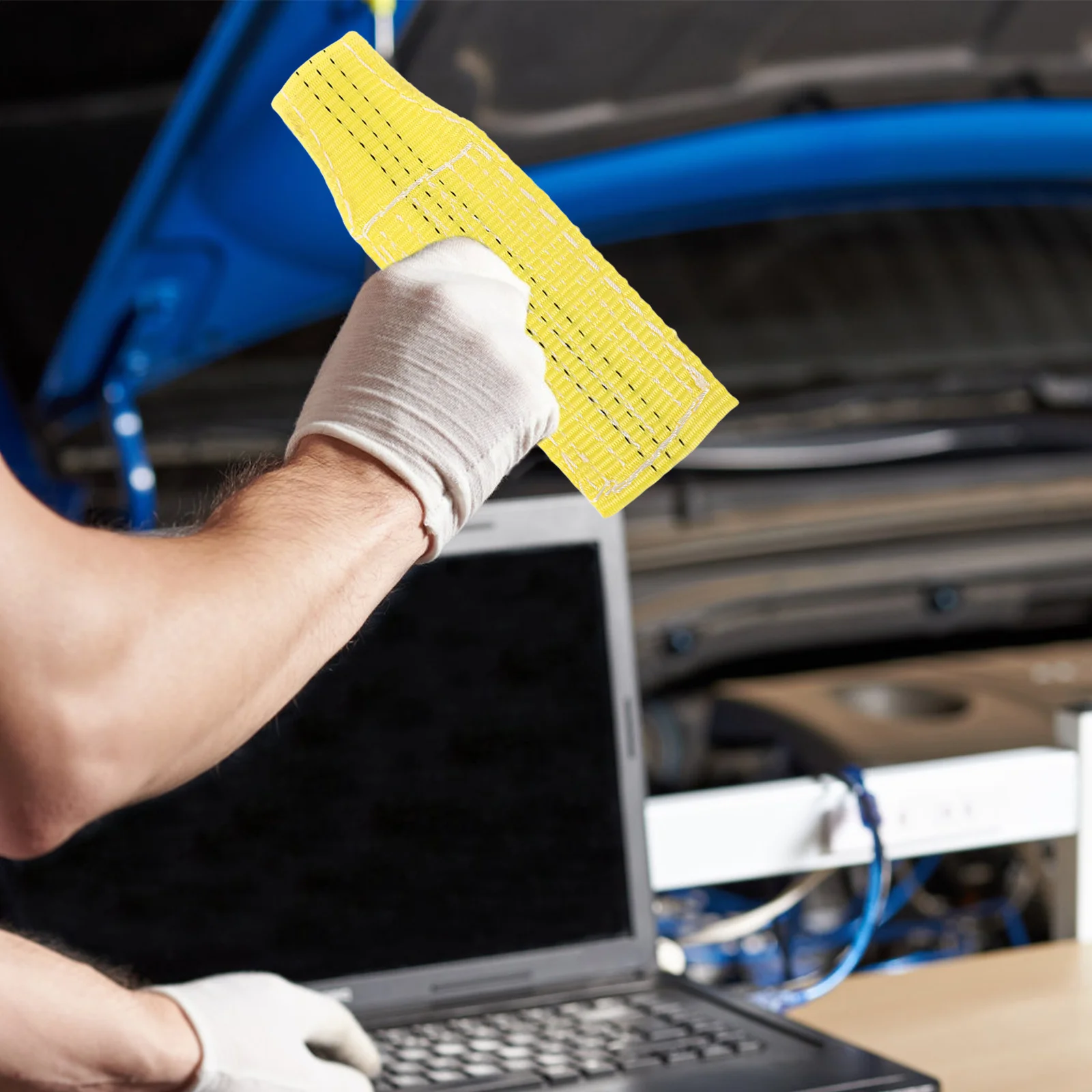 

2pcs Kit Yellow Auto Body Dent Removal Tools Quick Fix For Large Small Dents Portable Suction Puller Set For Diy