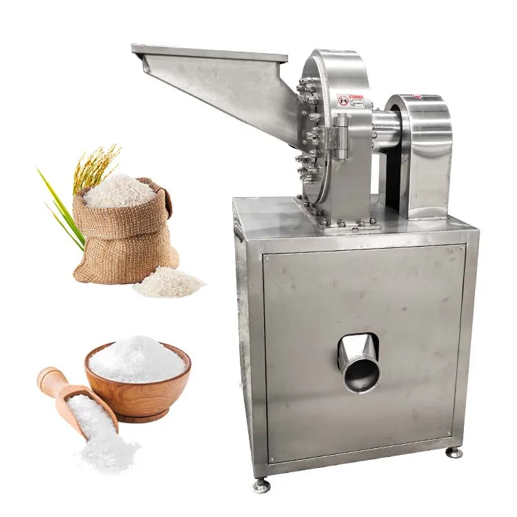High Quality Electric Mini Dry Wet Spice Food Rice Corn Maize Milling Machine Grain Wheat Flour Mill Grinder Machine
