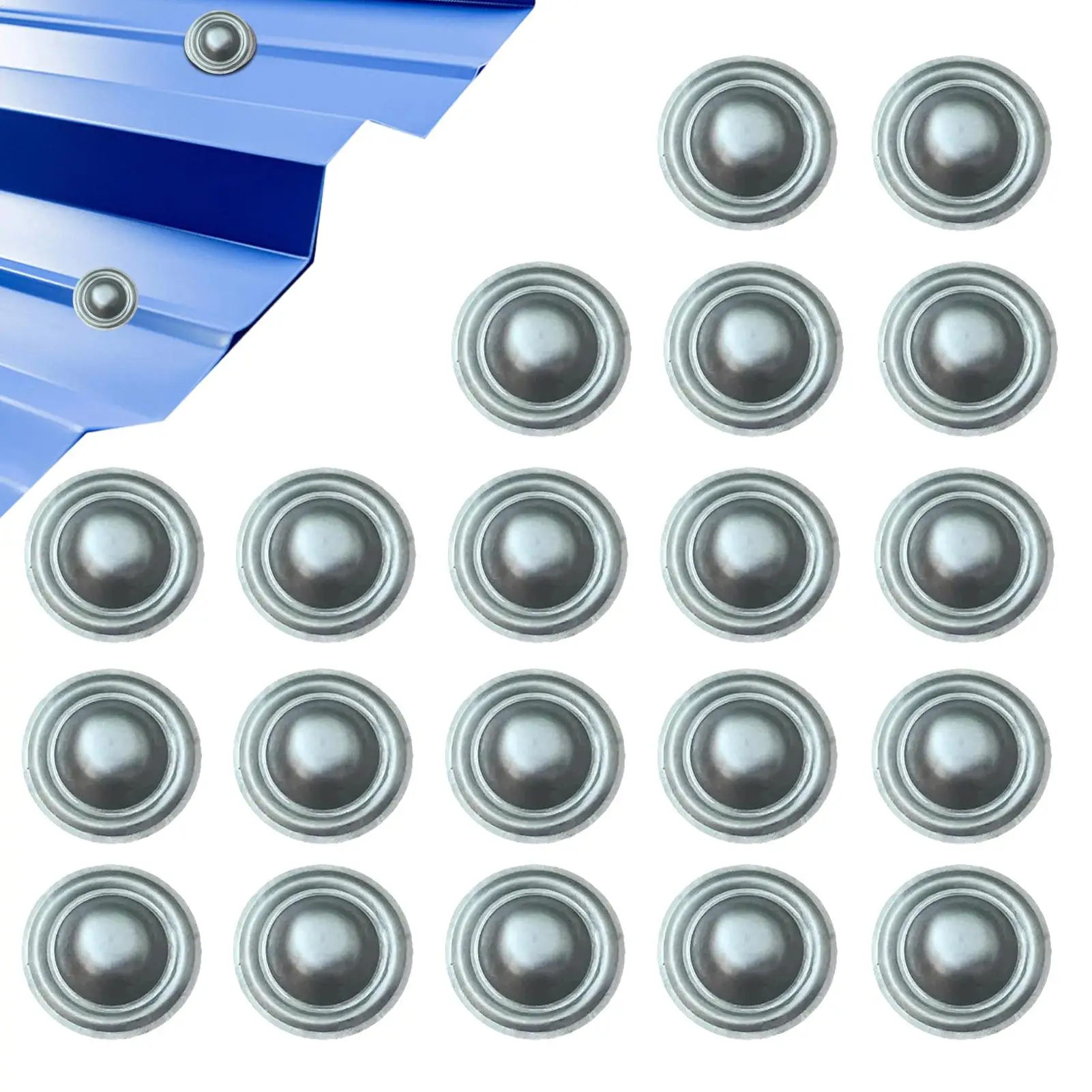 20pcs Roofing Screw Covers Rust-proof Roof Leak Repair Screw Caps Outdoor Spiral Cap For Home Garden Outdoor Siding Patio Roof