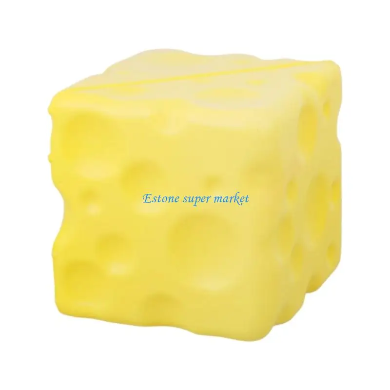 090B Slow Rising Cheese Stress Reliever Squeeze Toy For Children Adult Tension Reduce