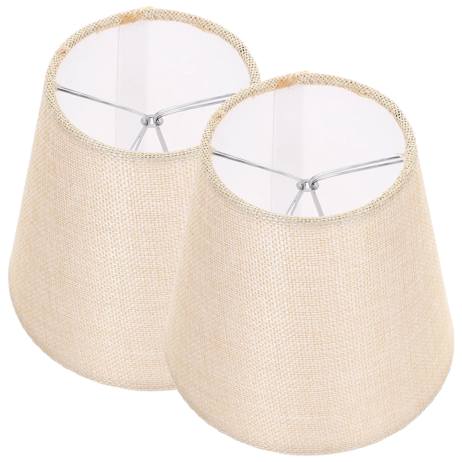 

2 шт. тканевых абажуров-колбочек на прищепке, в ретро-стиле, для лампы, аксессуар для внутреннего освещения