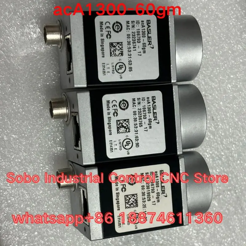 Second-hand test OK Industrial camera acA1300-60gm ,Contact me for a discount