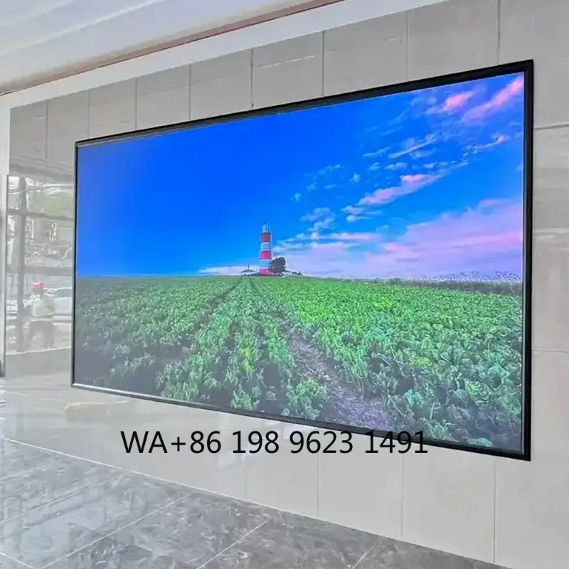 4K 8K Fine Pitch LED Video Wall P1.25 P1.53 P1.86 P2 Fixed Indoor 640x480mm Commercial LED Display Panel