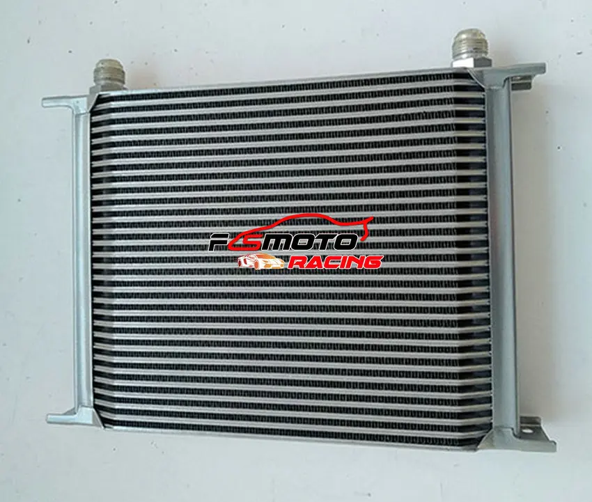 

Oil Cooler FOR Silver Universal Mocal style 30 Row Engine Transmission 10-AN AN10 oilcooler