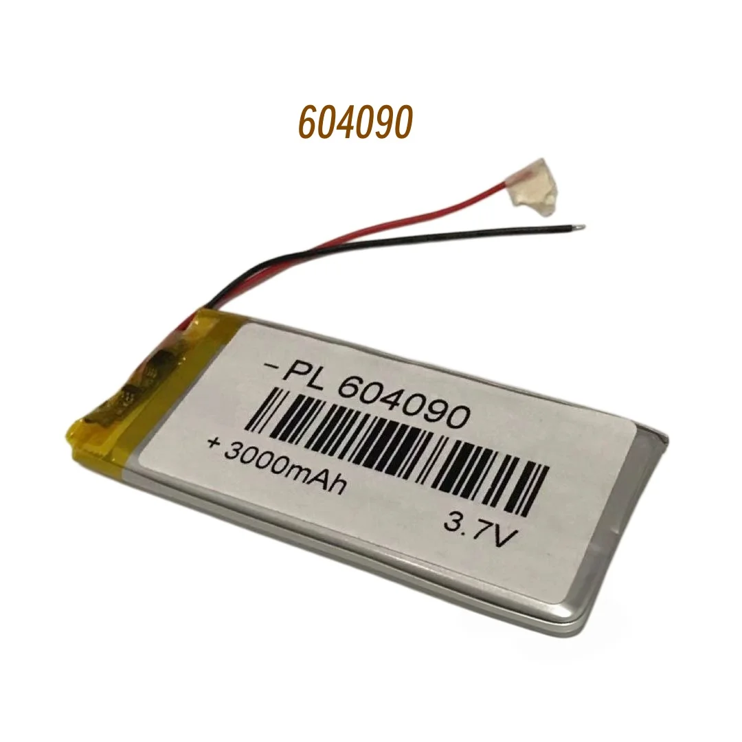 3.7V 3000mAh 604090P Rechargeable Lithium Polymer Lipo Battery General Replacement Battery For Tablet PC LED Lamp Instrument