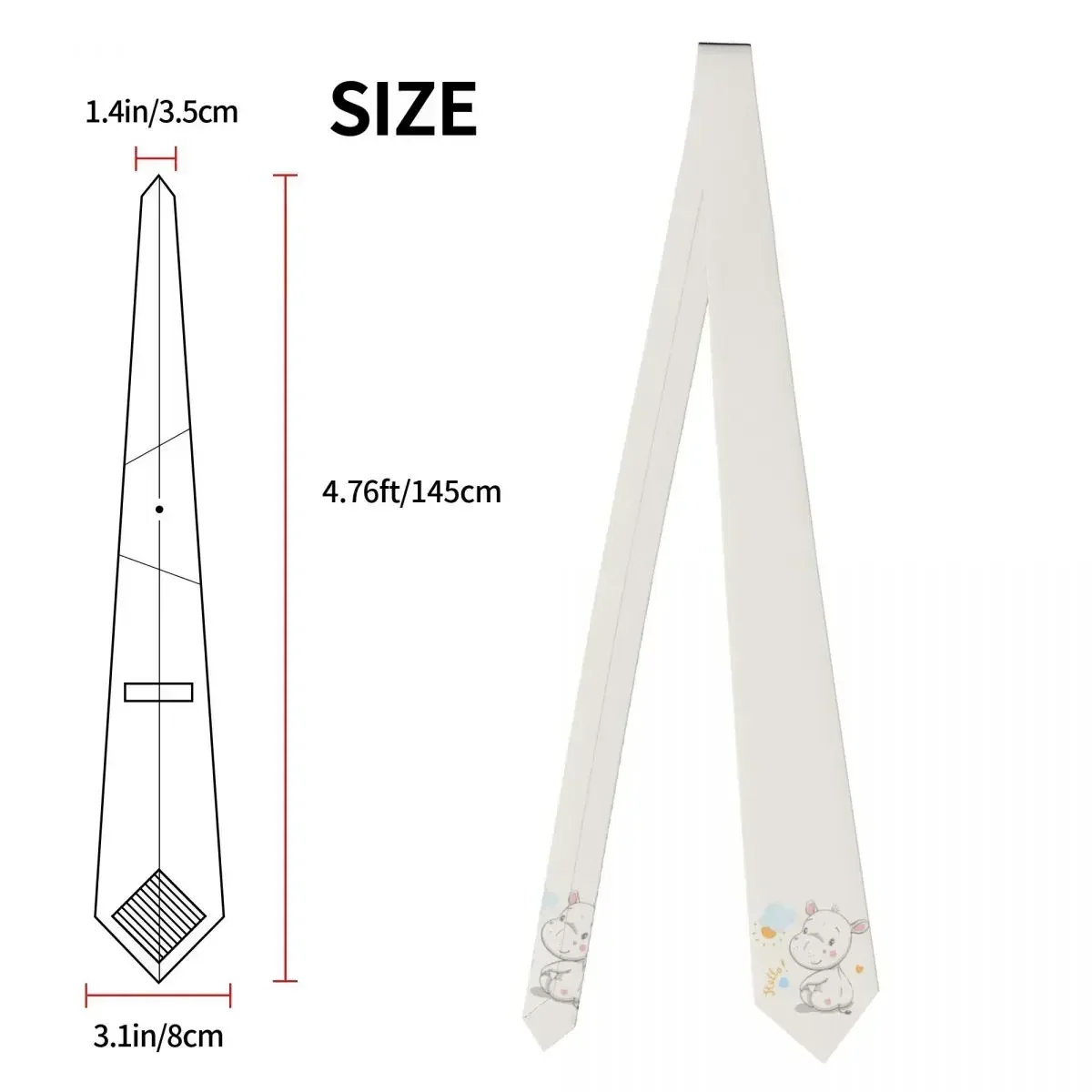 رجل التعادل سليم نحيل لطيف فرس النهر ربطة العنق أزياء ربطة العنق نمط الحرة الرجال التعادل حزب الزفاف #5