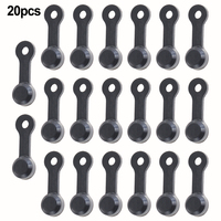 20pcs Bike Brake Bleed Nipple Cap Rubber Cap for Hydraulic Bleeder Screw For Shimano Compatible Protects Brake Caliper