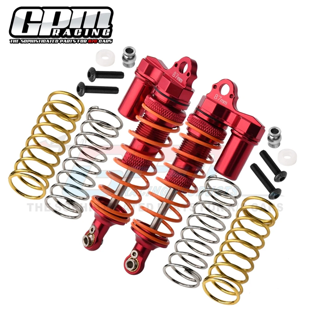 

GPM Metal Aluminum 87MM Bold L-type Front Shock Absorber 5862 for Traxxas 1/10 Rustler Hoss Slash 4X4 VXL RC Car Upgrade Parts