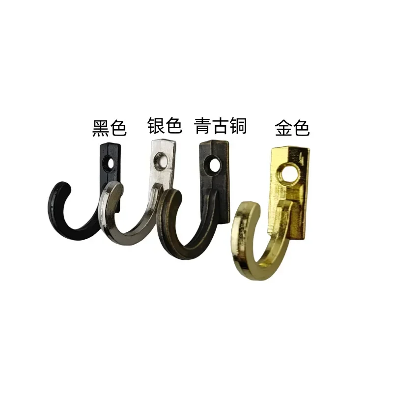 Zinc Alloy Coat Hooks Vintage Bronze Hangers Multi-Purpose Wall Hook Adhesive Door Hangers Load Rack Strong Bathroom Kitchen