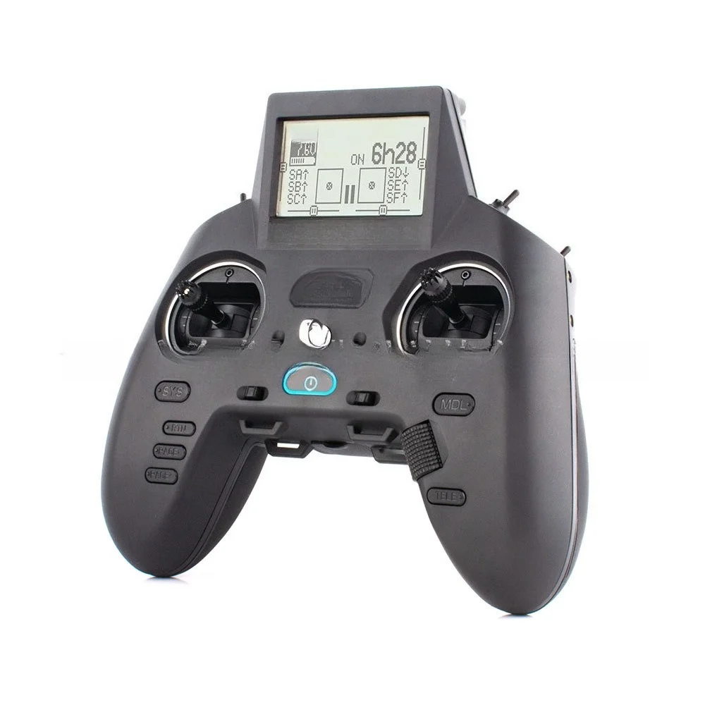 Model aircraft remote control, four high frequency configurations, multi protocol handle remote control