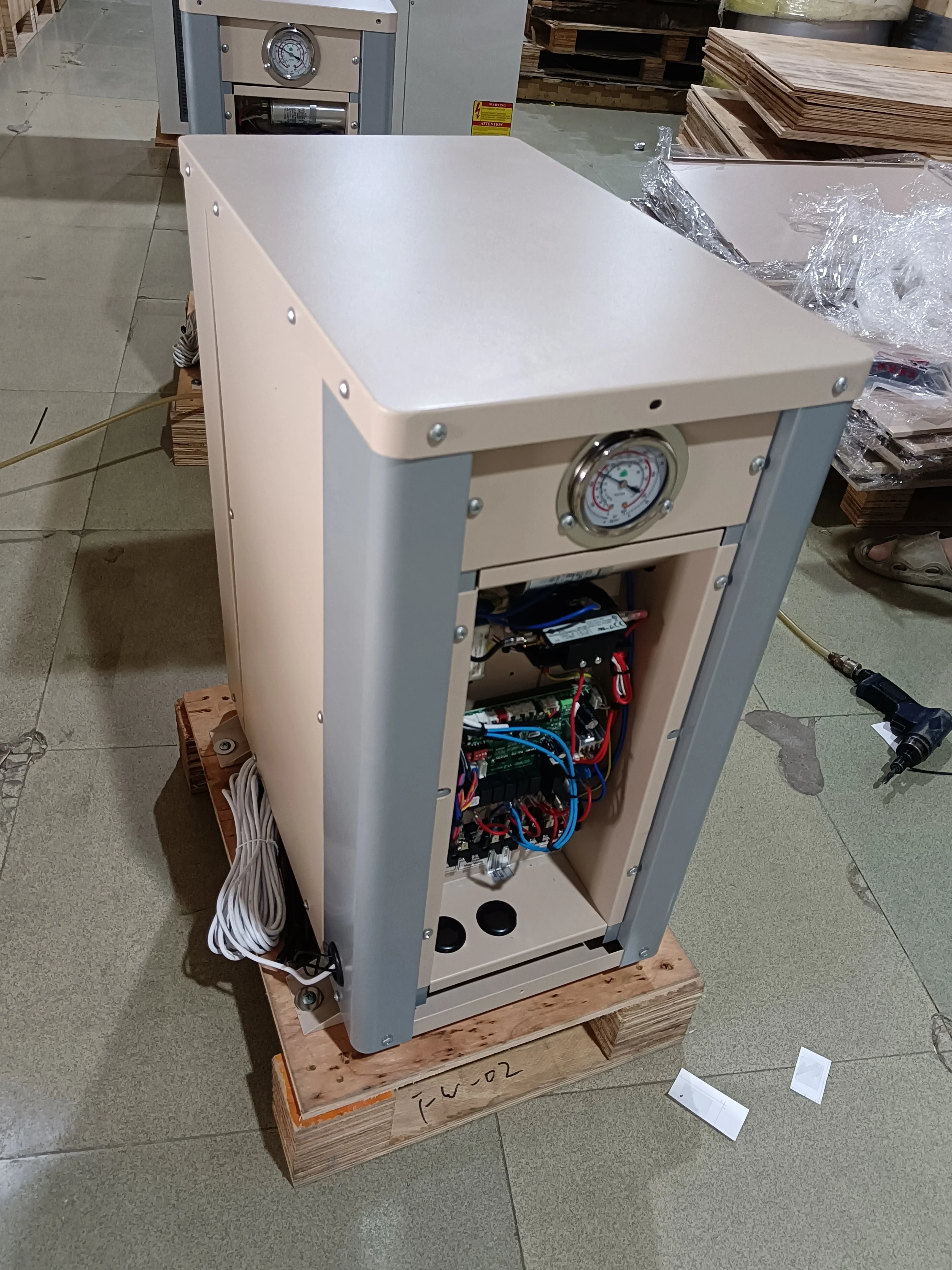Applicable to Folansi  FW-02 R32 or R410   7 KW WIFI  Geothermal Ground Water Source Heat Pump  Silence Design  Heat Pump Water