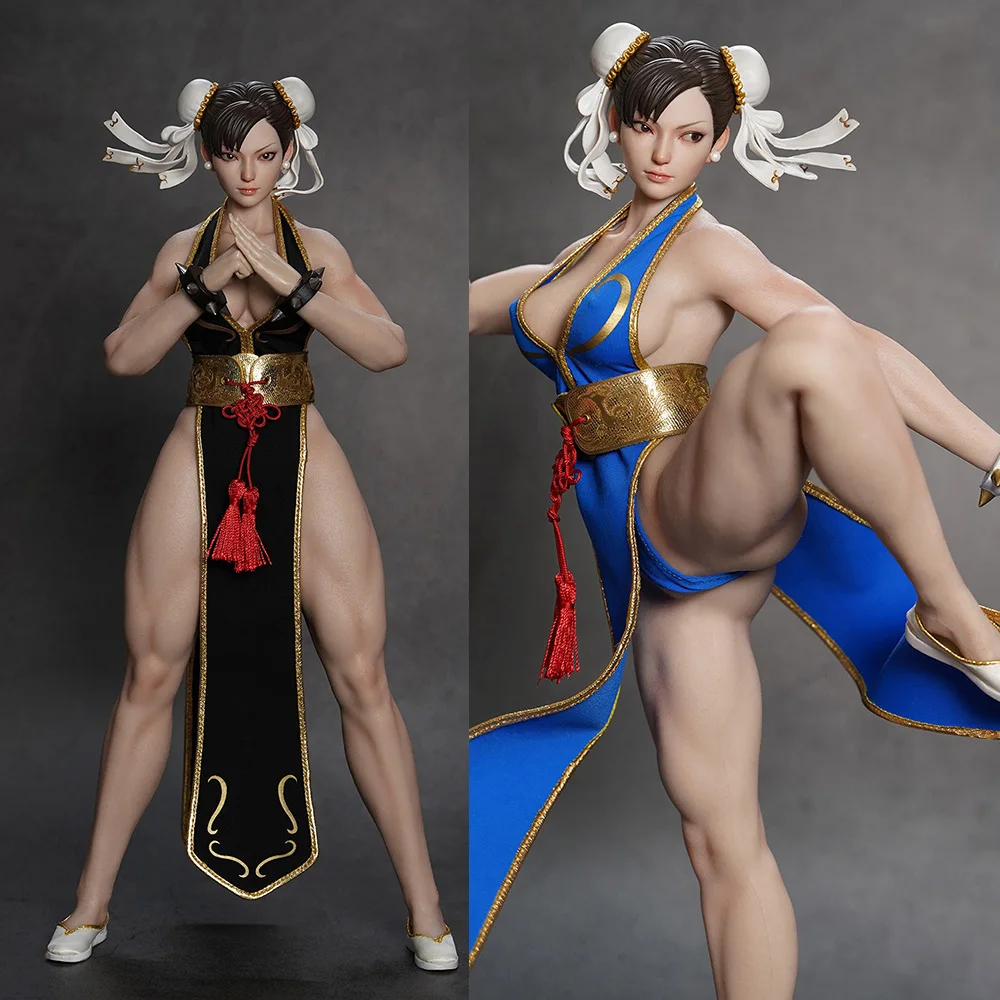 Na stanie ZABAWKA PLAY TOY P023 Skala 1/6 FIGHTER Girl Chun-Li Fighting Goddess 2.0 Kolekcja 12-calowa Figurka Akcji Pełny Zestaw Model Zabawek