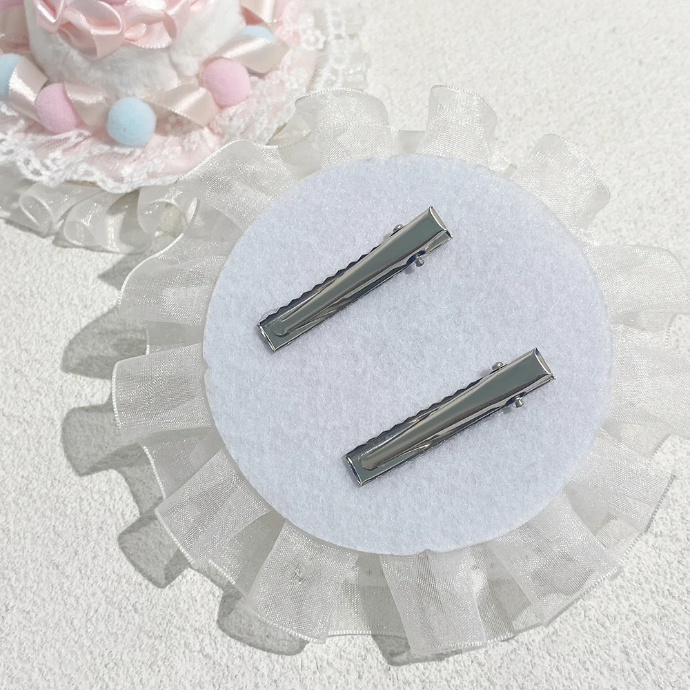 AENSOA Sommer Rosa Serie Kuchen Lolita Haarnadel Für Frauen Mädchen Delikatesse Kirsche Spitze Rand Bowknot Dekoration Haar Zubehör Neue – Detail 9