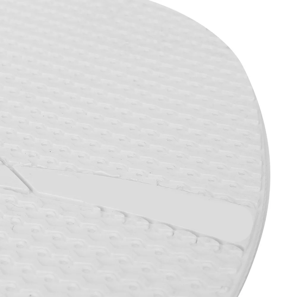 2pcs White Rubber Replacement Sole Raised Grain Texture Anti Skid Design Anti Slip Rubber Sole Full Sole Replacement