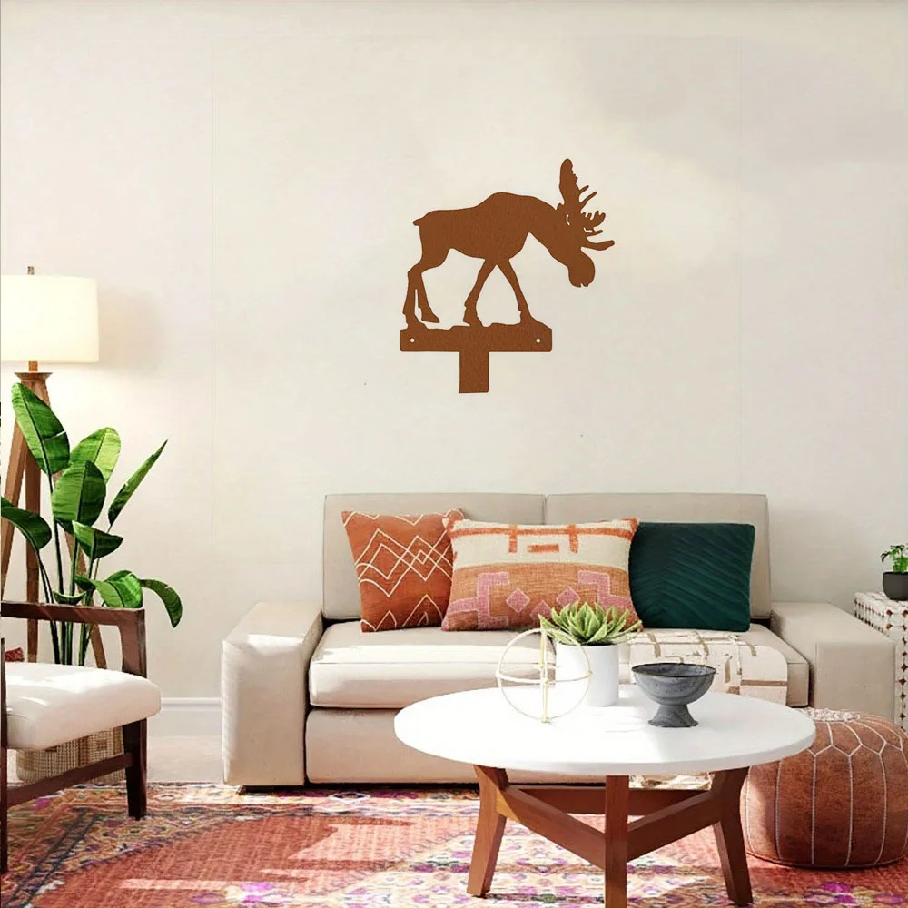 Enchanting Metal Moose Key Hooks Wall Decor – Add Magic and Function. Captivating Multi-Purpose Key Holder