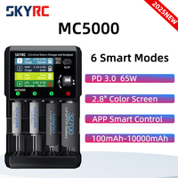 SKYRC MC5000 Battery Charger 65W Cylindrical Battery Charger For Li-ion Li-ion HV LiFe NiMH NiCd Eneloop NiZn RAM LTO Na-ion