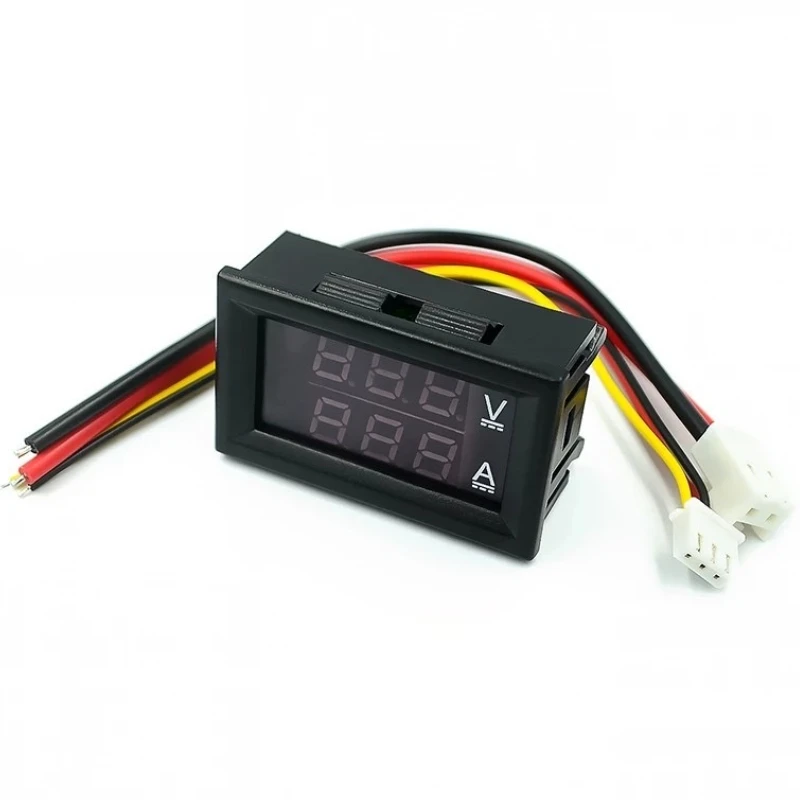 DC 0-100V 10A Digital Voltmeter Ammeter Dual Display Voltage Detector Current Meter Panel Amp Volt Gauge 0.28\