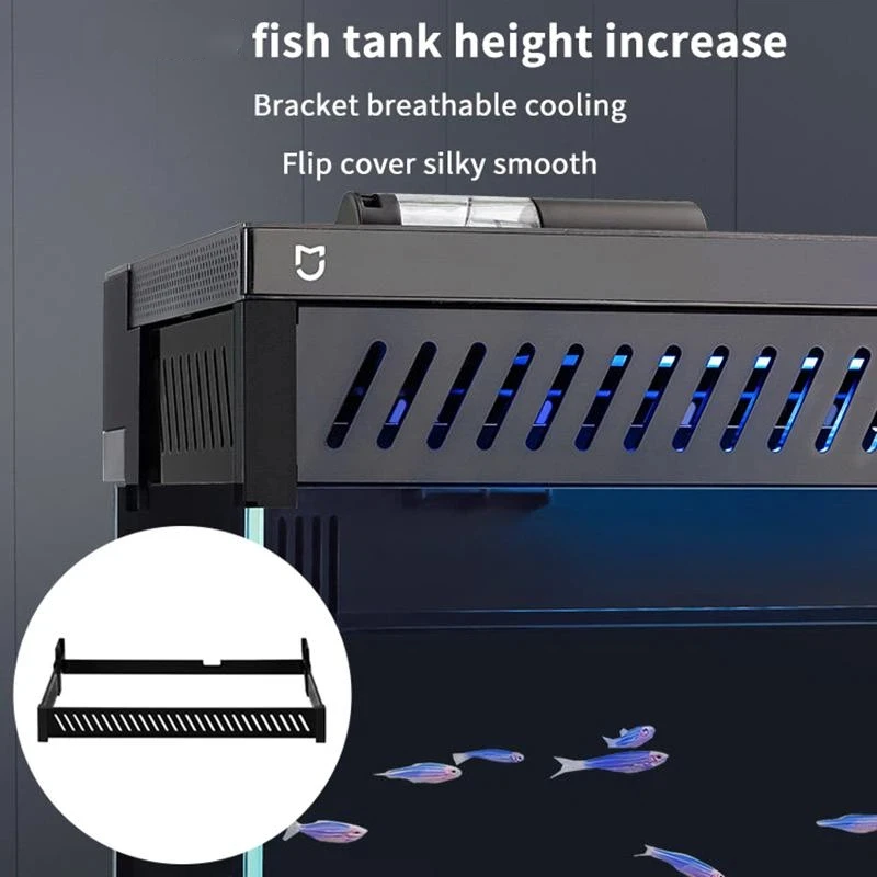 1Set For Home Fish Tank Raising Frame Can Erect Cover Enclosure To Prevent Jumping Cylinder Accessories