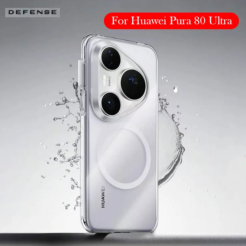 

DEFENSE Original Case For Huawei Pura 80 Ultra Wireless Charging Back Cover Case for Huawei Pura 80 Pro Plus