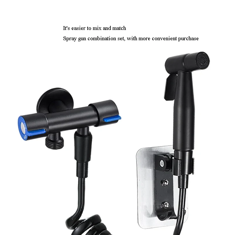 304 Stainless Steel Sprayer Gun Handheld Bidet Toilet Faucet For Bathroom Hand Sprayer Shower Head Self Cleaning