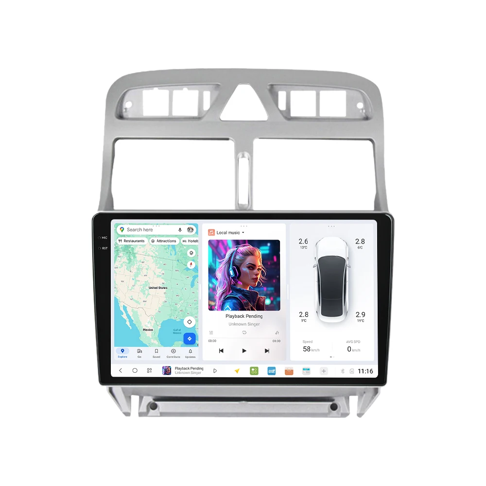 

ZJZ MEKEDE DUDU7 Автомобильная видеосистема Автомобильный радиоприемник 360 Камера 8 ядер 4g WiFi для Peugeot 307 2001-2008 ADAS DVR 360 Камера