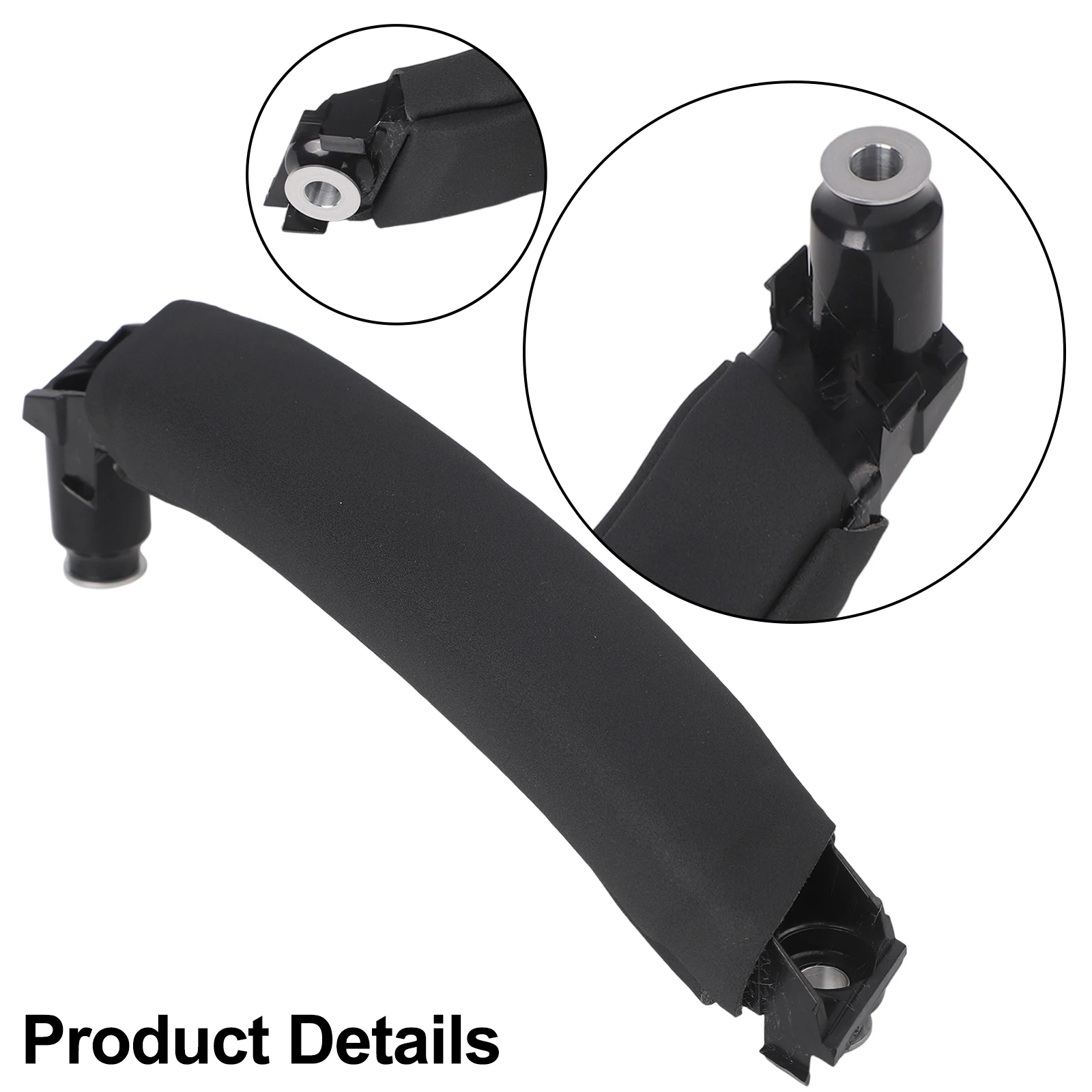 Car Inner Door Handle Pull for Land Rover Discovery Sport 2015-2019 LR076161 Made with ABS and PU Leather for Reliable Operation