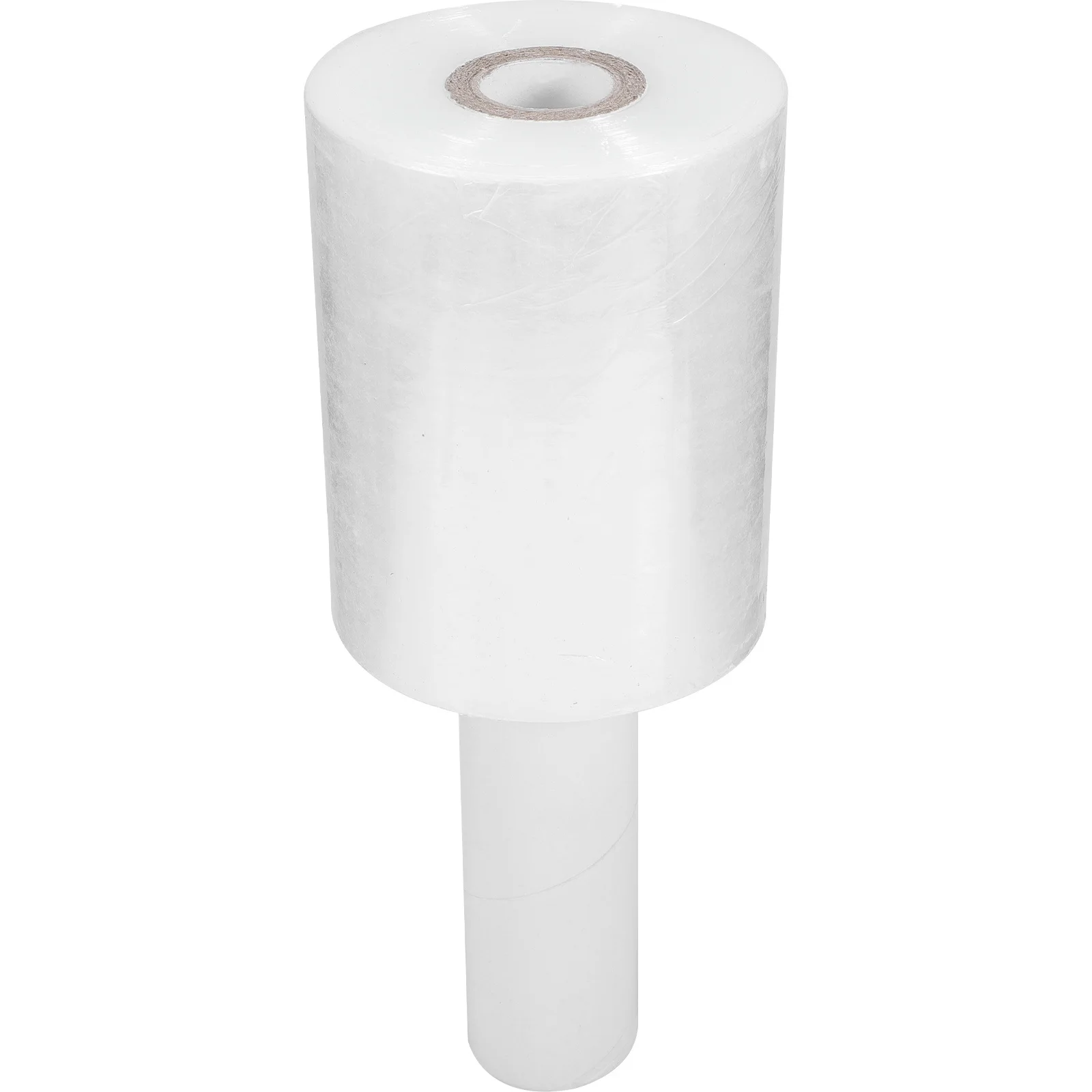 손잡이가 있는 투명 스트레치 필름 1롤, 고강도 짐 포장 이사 용품, 가구 케이블 파이프용 수축 포장 롤