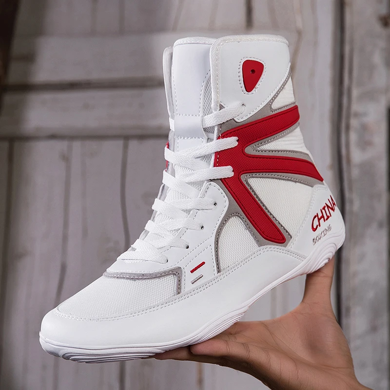 

Original Brand Professional Wrestling Shoe Top Quality Competition Sport Fighting Shoe Comfortable Anti Slip Boxing Sport Boot