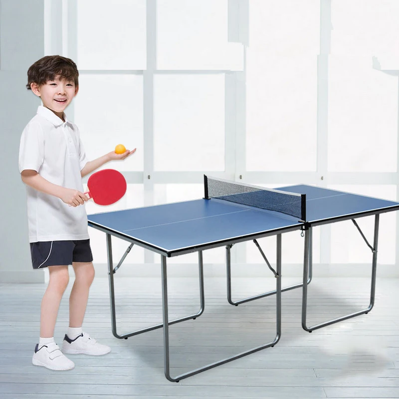 

Folding table tennis table for children, indoor 2-piece folding table tennis table