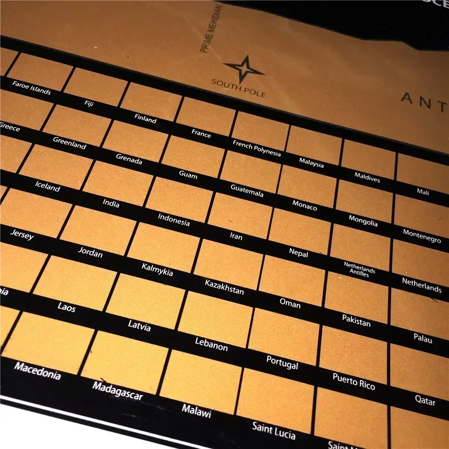 خرائط خدش للمغامرة المخصصة مع العلم الوطني - خرائط خدش للسفر الفاخرة مع ذكريات وملاحظات السفر الخاصة بك #6