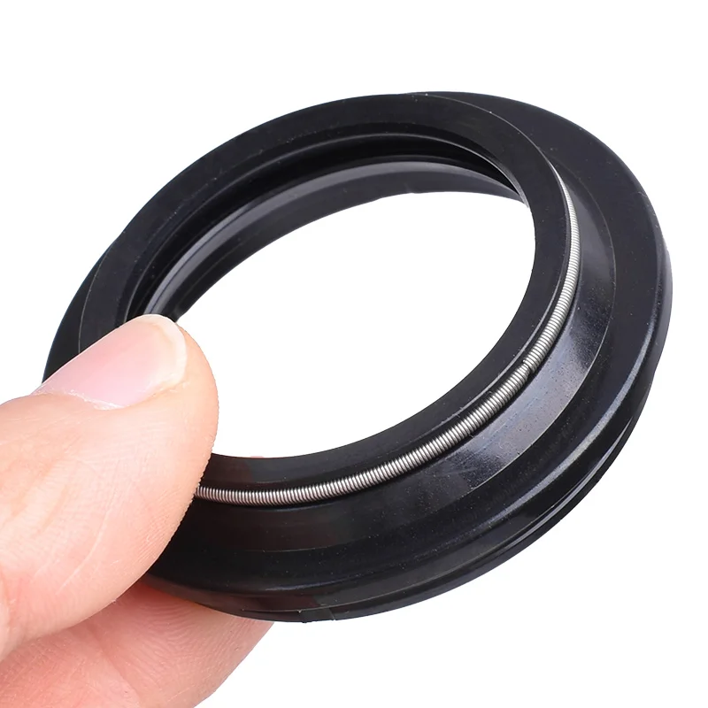 35x48x8/10 35 48 8 10 Motorcycle Front Shock Fork Damper Oil Seal Dust Cover Double Spring Seal 35*48*8/10 NBR Material