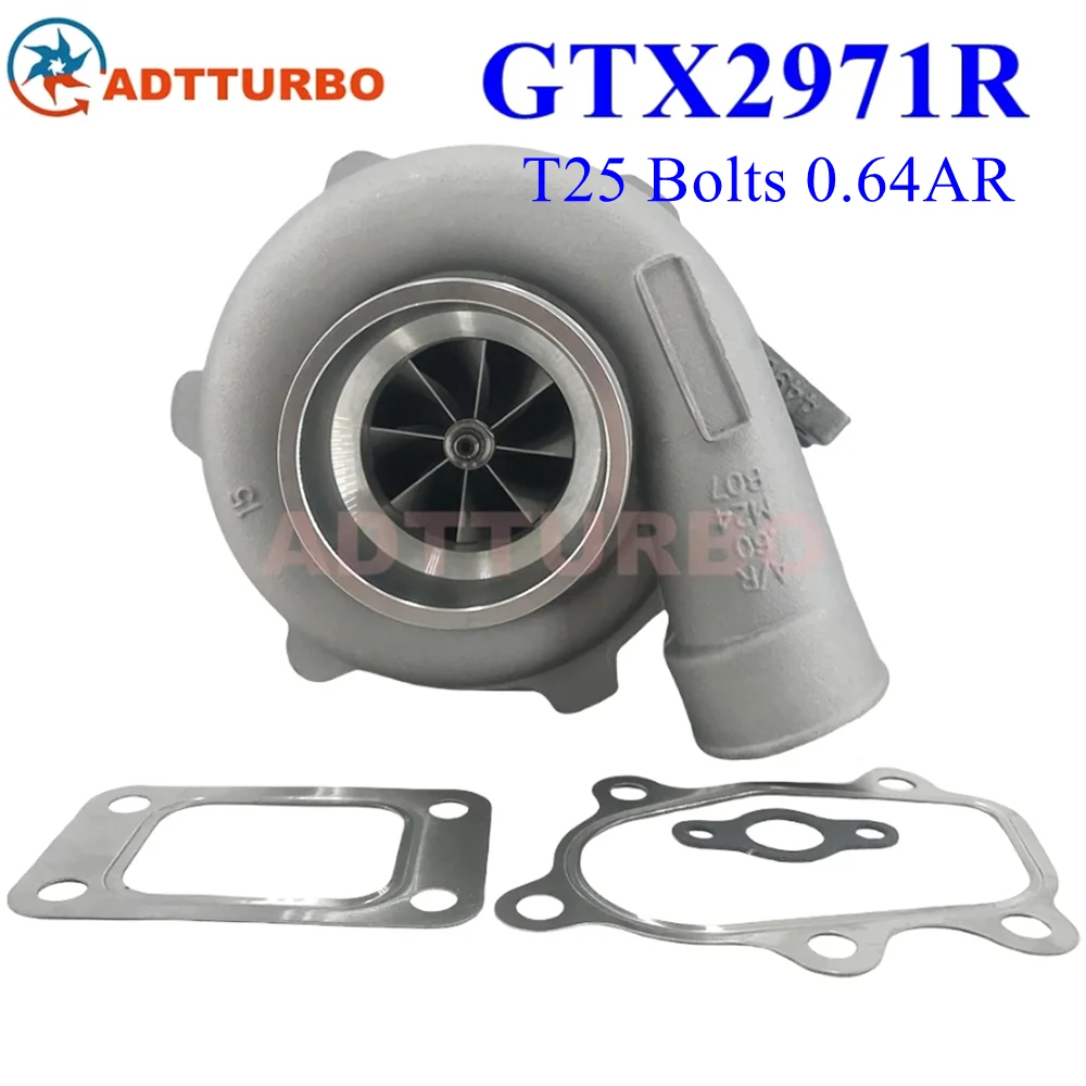 

GEN 2 GTX2971R GTX2971 GTX29 54mm 836041-5002S 827690-0006 GTX-Series Turbocharger Ceramic Dual Ball Bearing Turbine 0.64AR T25