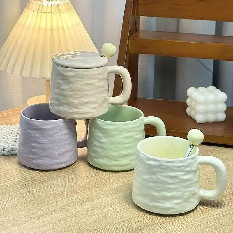 Ladies High Aesthetic Value Ceramic Coffee Mugs Office Use Unisex Home Use Water Cups Birthday Gift from Mainland China