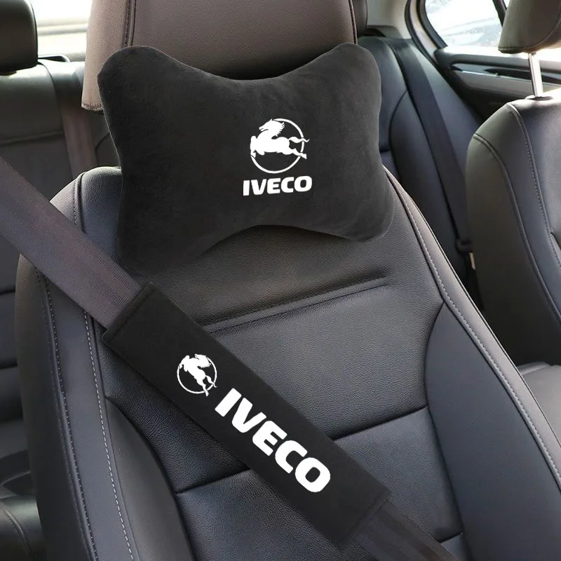 

For Iveco Daily IV V VI Van EcoDaily Car Headrest Neck Support Seat Soft Neck Pillow Auto Accessories