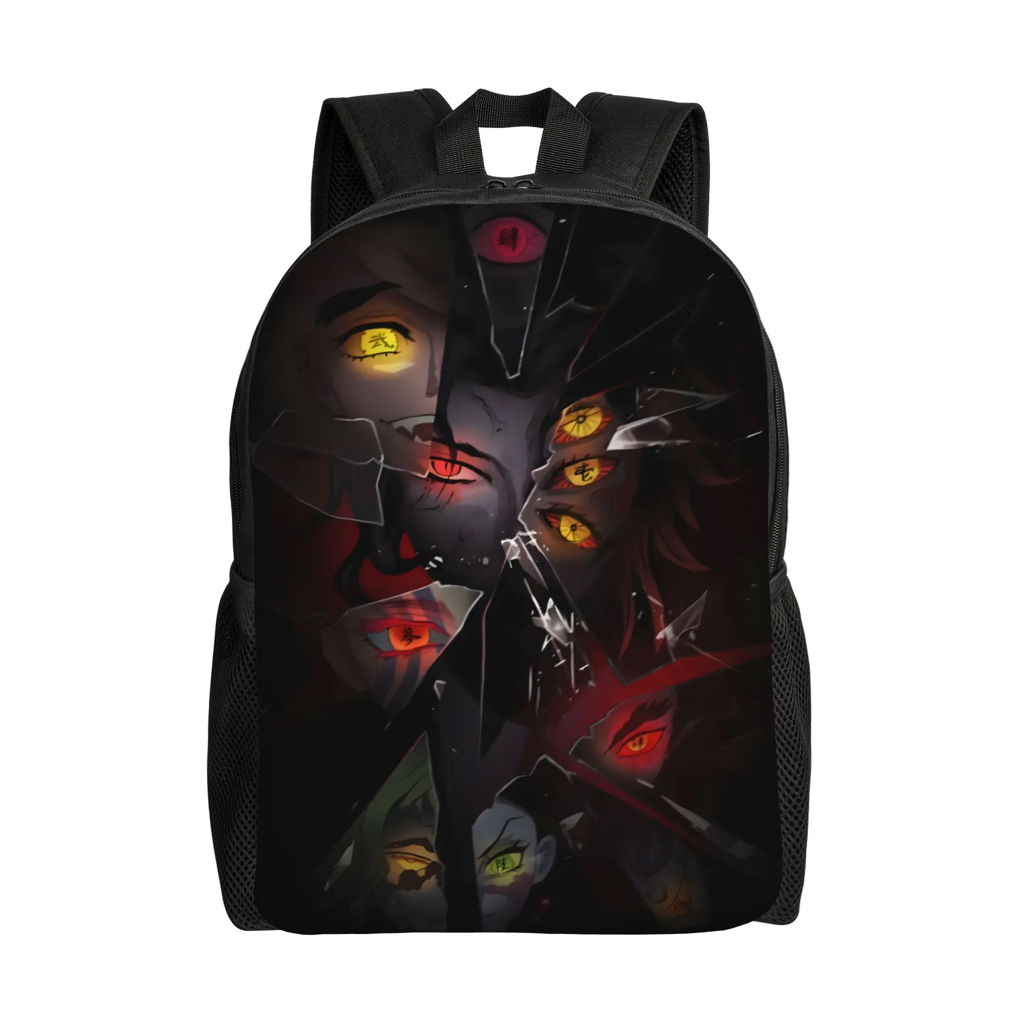 1Piece Backpack Twelve Kizuki Eyes New School Year Storage Bag Office Work  Demon Slayer For Gifts New Term Starts