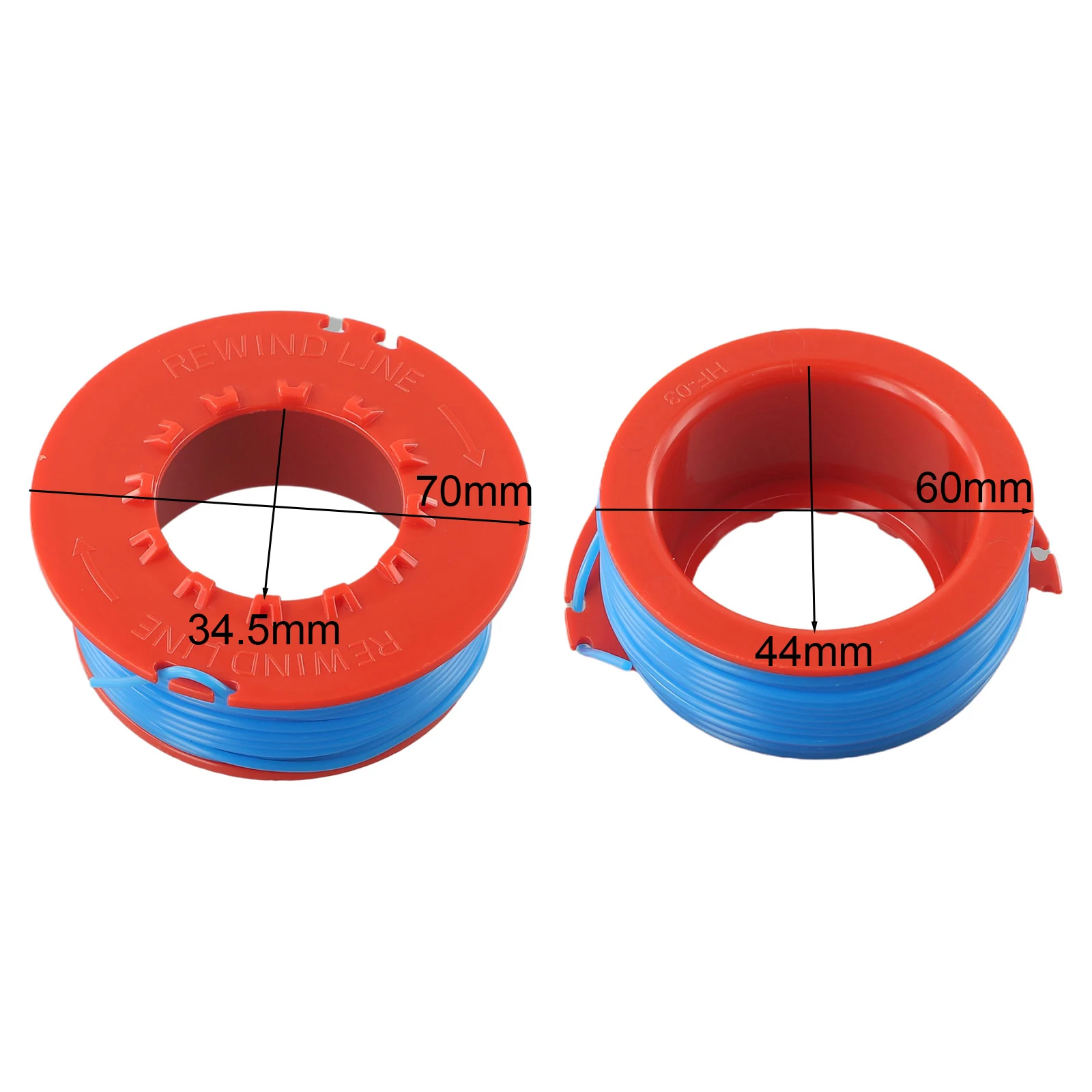 Replacement spool lines for Flymo ET21 For Mini Trim ST pack of 3 compatible with FLY031 513106090/6 5131106090 and 3031