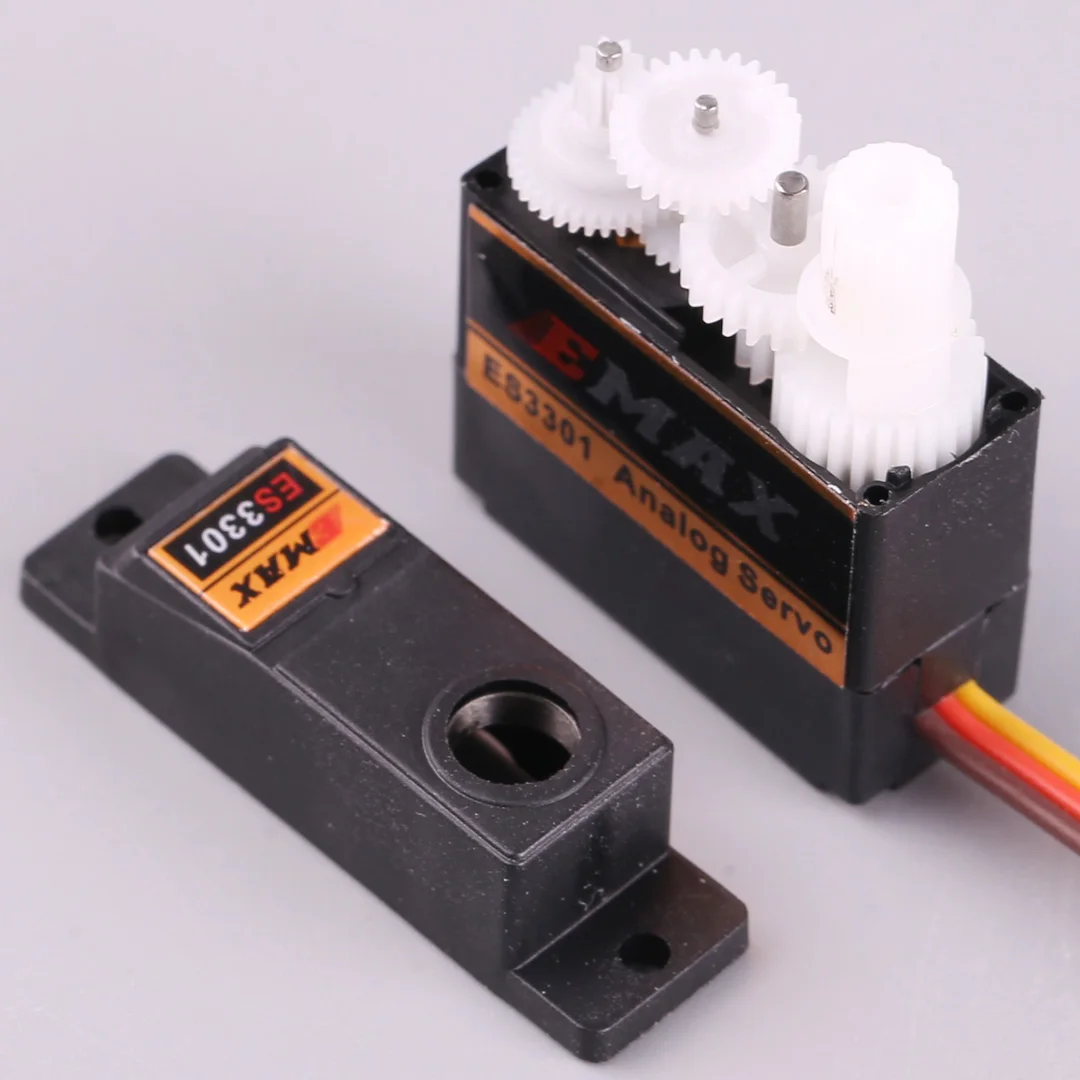 EMAX ES3001 Lightweight Analog Servo 43g Plastic Gear 4.8-6.0V for RC Helicopter Boat Airplane Standard Remote Control Servo