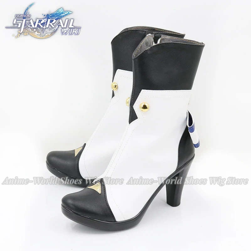 Game Honkai Star Rail Pelageya Sergeyevna Cosplay Shoes Boots Wig Halloween Cosplay Costume Accessory