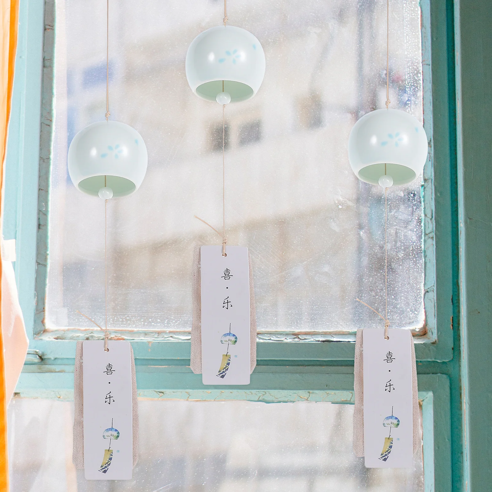

1pc Lovely Japanese Chime Japanese Wind Bell Japanese Wind Chime Ceramic Wind Chime