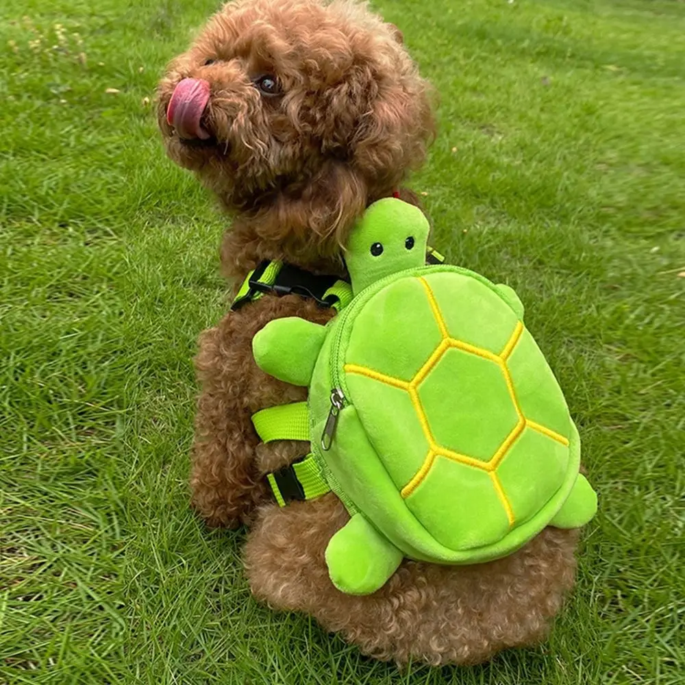 Hunde tasche Schildkröte Form Welpen Schult asche Hund Snack Tasche weiche große Kapazität Haustier Rucksack für kleine mittlere Welpen Hunde Haustier liefert