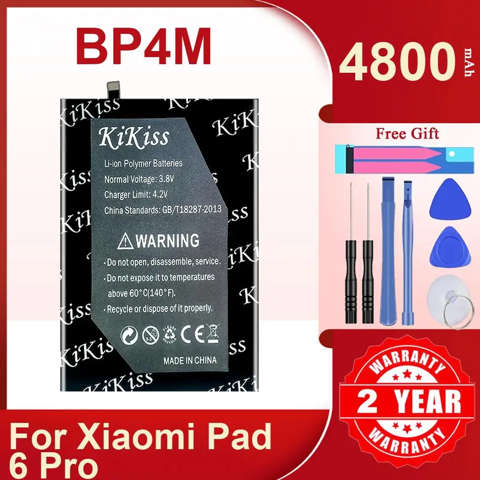 

Kikiss 4800Mah BP4M Replacement Battery For Xiaomi Pad 6 Pro