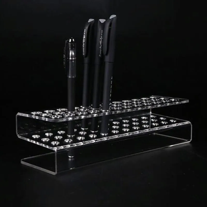 

Acrylic Marker Pens display rack holder eyebrow Pencil Desk Organiser 36 Slot bo