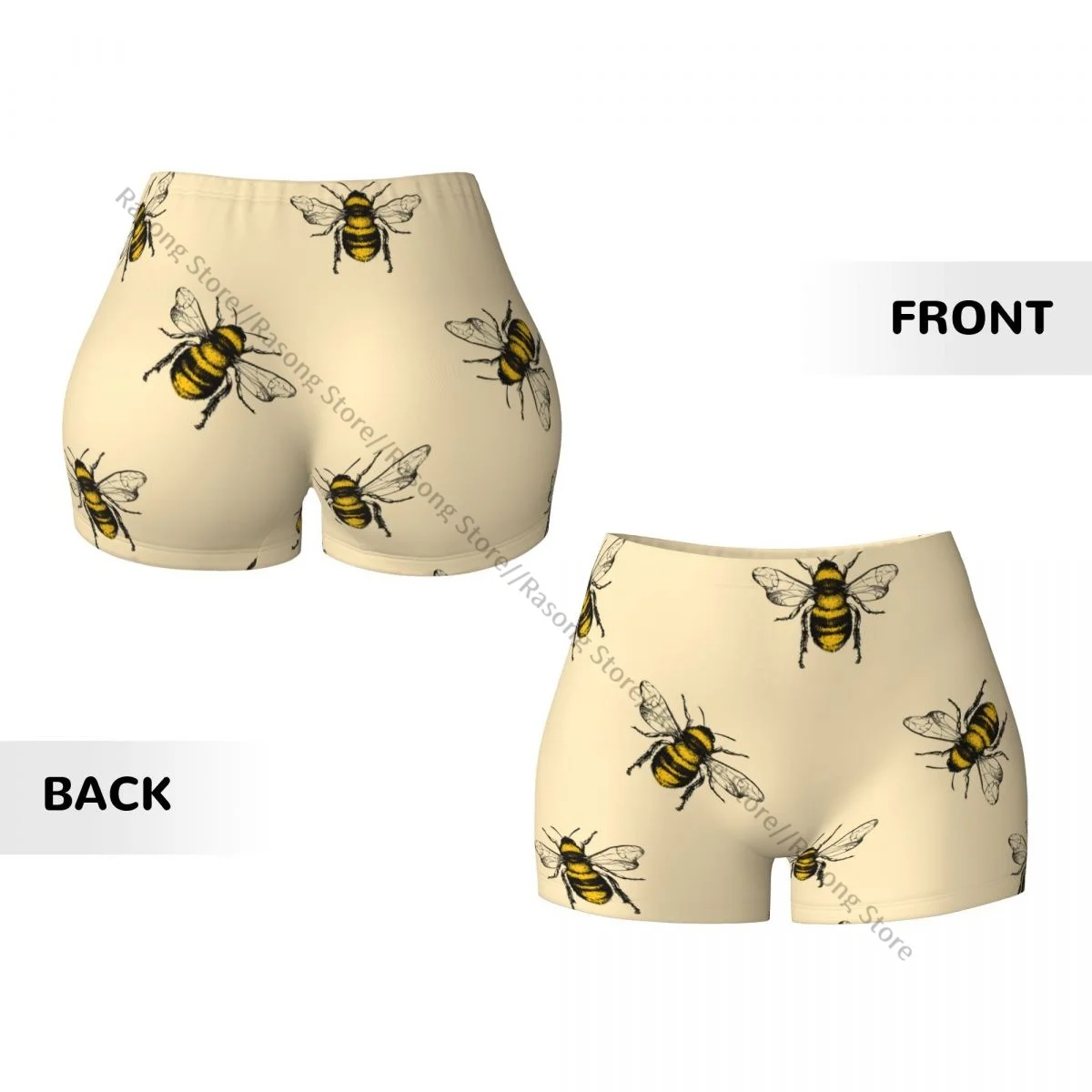 Шорты женские эластичные с эффектом пуш-ап