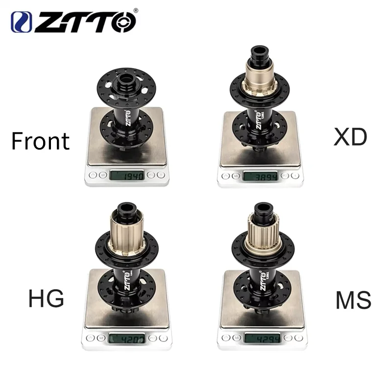 

ZTTO MTB eBike 148 Boost Freehub Hub Front Rear 110x15 12X148 Thru Compatible with XD MS HG Enduro E-Bike 32H Steel Axle 6 Pawls