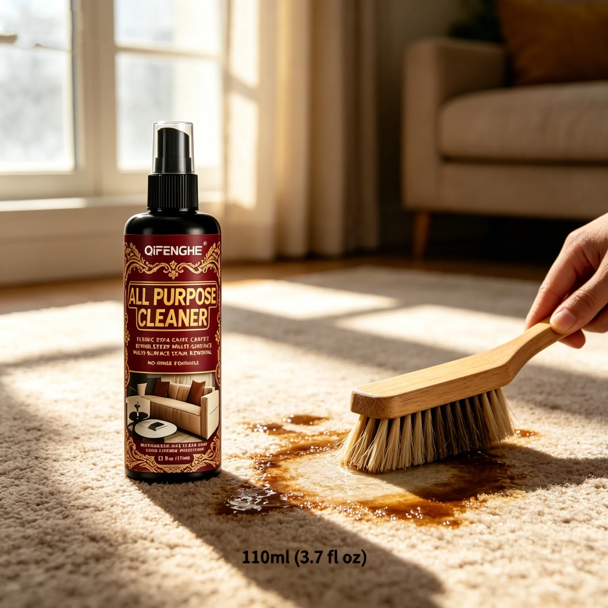 Fabric Sofa & Carpet Cleaner - Multi-Surface Stain Remover, Quickly Eliminate Spots & Odors from Upholstery